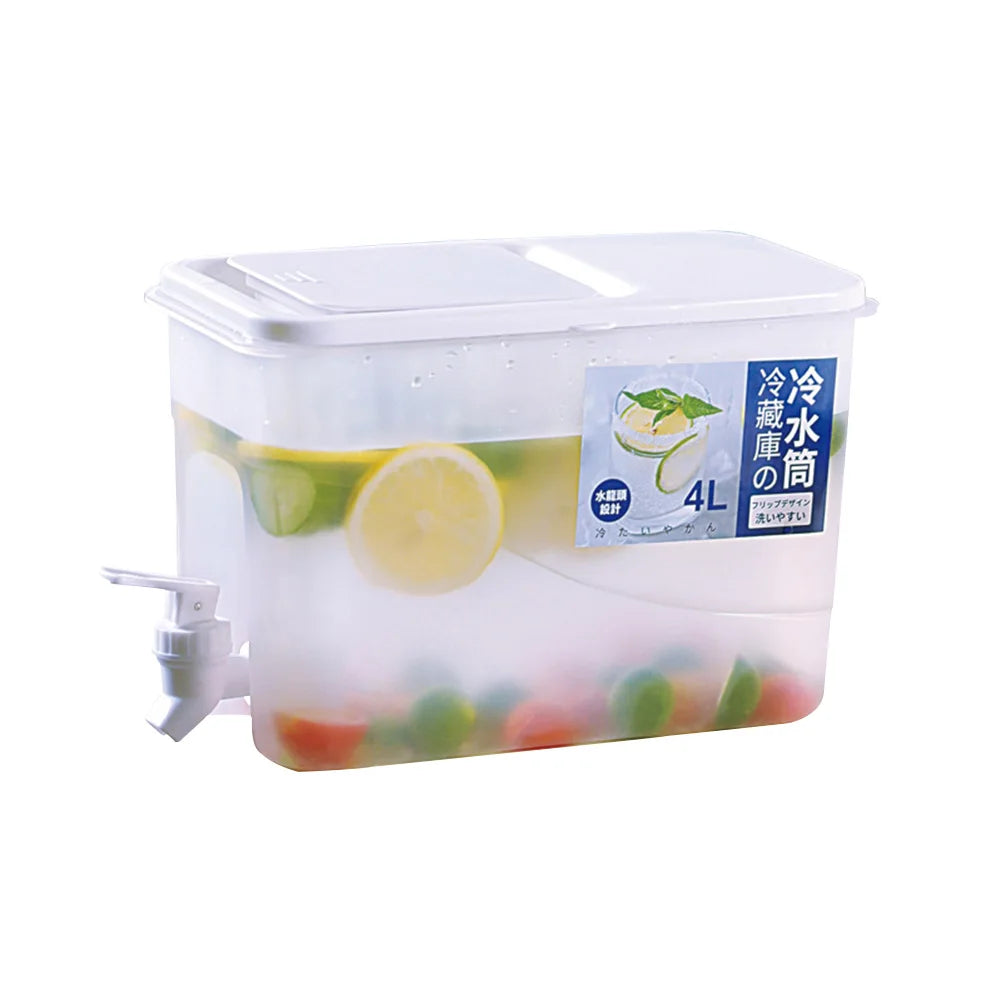 with Faucet Refrigerator Cold Kettle Multifunction Refrigerator Water Dispenser Large Capacity Fridge Water Jug for Cold Drinks