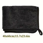 2pc Absorbent Microfiber Cleaning Cloth - Soft, Durable & Quick-Dry Towel for Cars, Home, and Bathroom Use