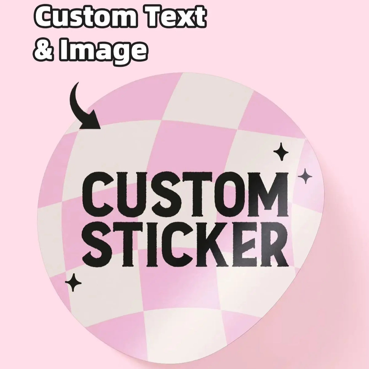 1-120Pcs Round Custom Stickers, Personalized Text Image Labels for Favor Pouches, Cookie Packaging & Party Invite Seals
