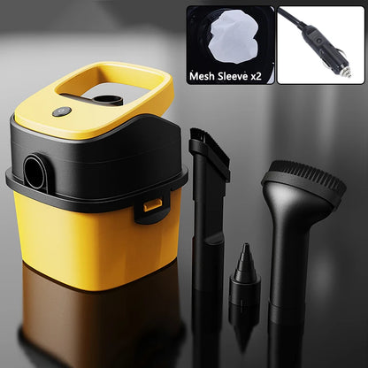 3in1 Handheld Car Vacuum Cleaner Wet Dry Use Powerful Suction Large Capacity Easy to Clean Suitable for Car Interior Cleaning