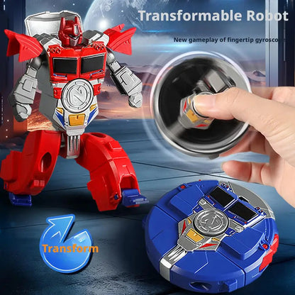 New 360 Rotating Ball Deformation Robot Fingertip Gyro Decompression Toy, Anti-compression Adult Sensory Toys, Children's Gifts