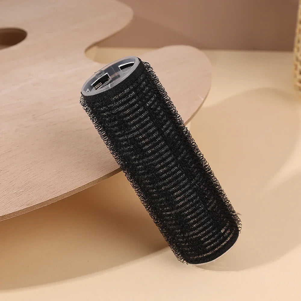 Self-adhesive Curling Tube Natural Stuckless Salon Hairdressing Curlers for Girl Beauty Styling Tool Pink Black Hair Roller Bang