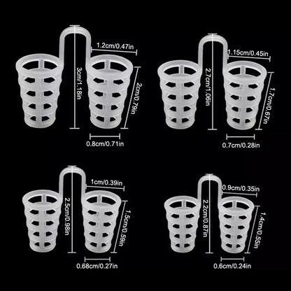 【AD】4/8Pcs Silicone Anti Snore Nasal Dilators Apnea Professional Sleeping Aid Snoring Nose Clip Nose Breathing Apparatus Devices
