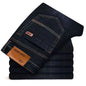 2026 Men NEW Men's Fashion Business Jeans Classic Style Casual Stretch Slim Jean Pants Male Brand Denim Trousers Black Blue Mens