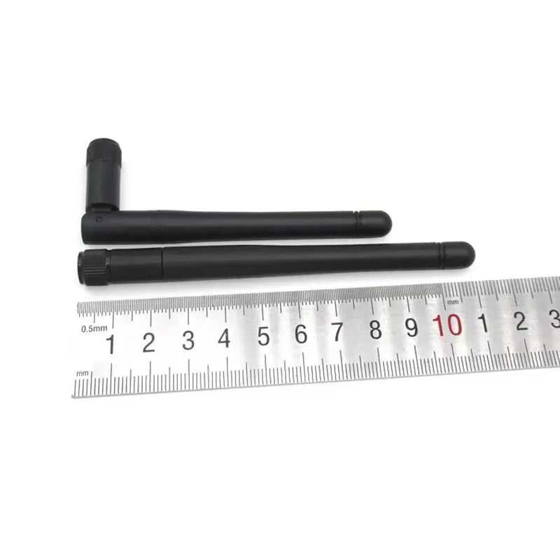 2.4GHz Folded Bluetooth ZigBee Antenna 3dBi with U.FL I-P-E-X-1 to SMA Connector 15cm For ESP8266 ESP32 WiFi Module 2PCS