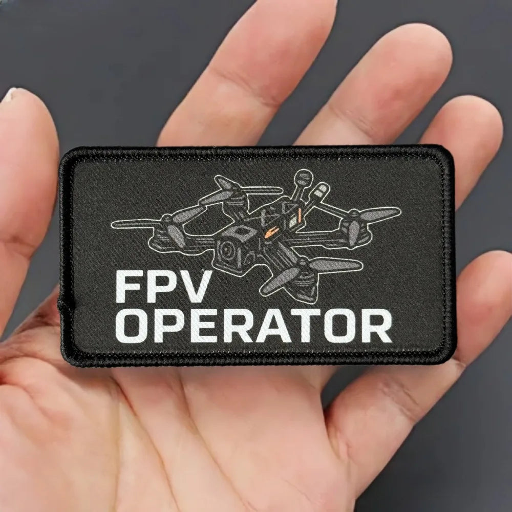 FPV Operator Morale Tactical Patch Military Army Armband Drone Printed Hook & Loop Patches Clothing Backpack Decorative Stickers