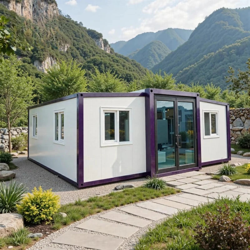 Hot Sale 20Ft Expandable Container House Portable Foldable Prefab Home with 1 2 3 Bedroom