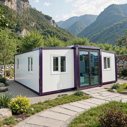 Hot Sale 20Ft Expandable Container House Portable Foldable Prefab Home with 1 2 3 Bedroom