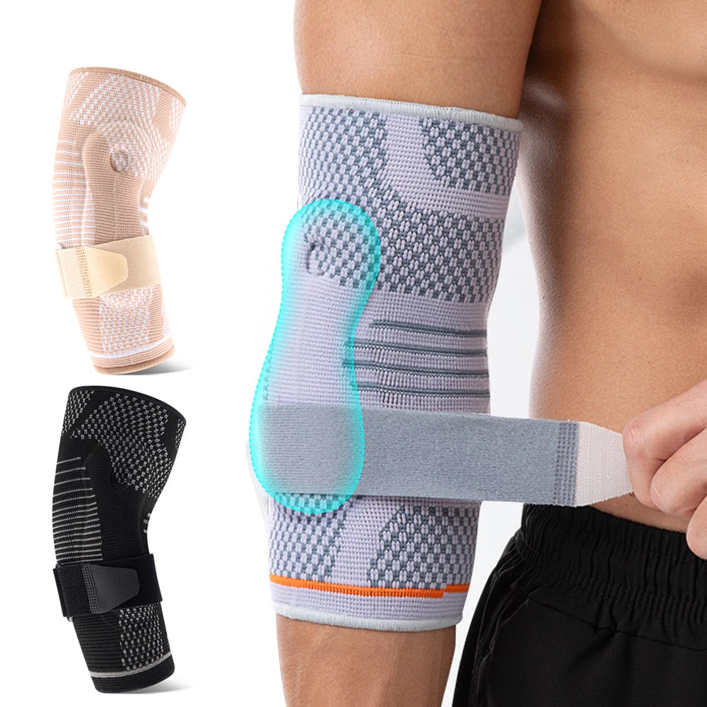 1PCS Elbow Brace - Tennis Compression Sleeve - Wrap for Golfers,Left or Right Arm - Tendonitis Support Strap for Golf,Men Women