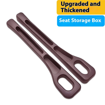 2PCS Car Seat Gap Storage Box Seat Gap Filler Strip Car Seat Side Pocket Organizer Auto Interior Decoration Supplies