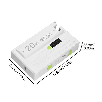 Power Bank Case 1 *21700 Battery Box DIY Kit USB Type-C 20W Fast Charging Power Bank Box Dual Mode Suppors Small Current