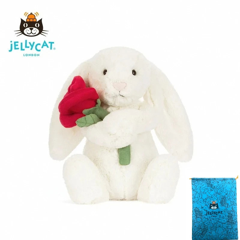 Jc Bunny;Crimson Dragon; Rose Bouquet; Plush Toy; Valentine's Day Gift 2026 New Year'sGift