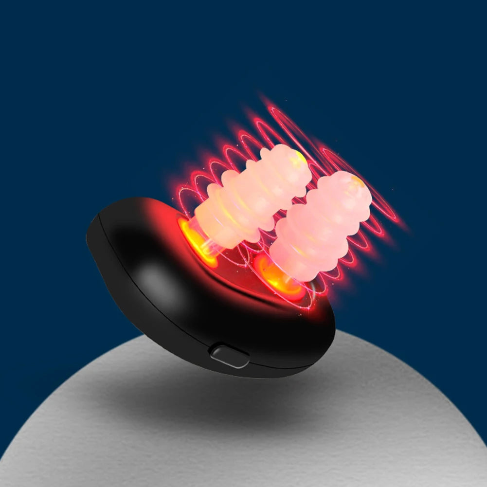 1/2PCS Cordless Low Frequency Pulse Nose Massage Portable Red Light Nose Therapy Infrared Device for Improving Nasal Ventilation