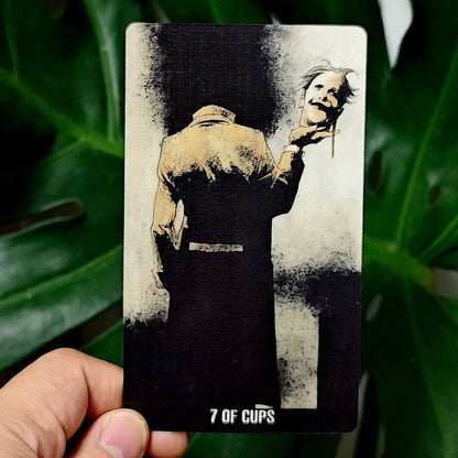 Joker Tarot Deck In Rigid Box 12*7cm 78 Pcs Dark Gothic Tarot Cards Printed on 350GSM Double-embossed Cardstock