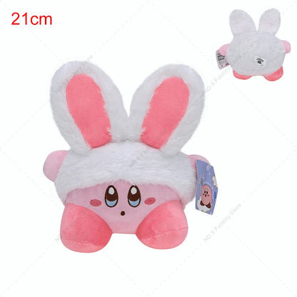 Cute Multicolor Kirby Plush Toy Kawaii Anime Star Kirby Sword Kirby Waddle Doo Elfilin Stuffed Doll Peluche Birthday Gifts
