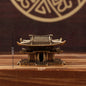 Retro Brass Micro Landscape Chinese Rockery Ancient Pavilion Ancient Architecture Miniature Model Bonsai Fish Tank Decoration