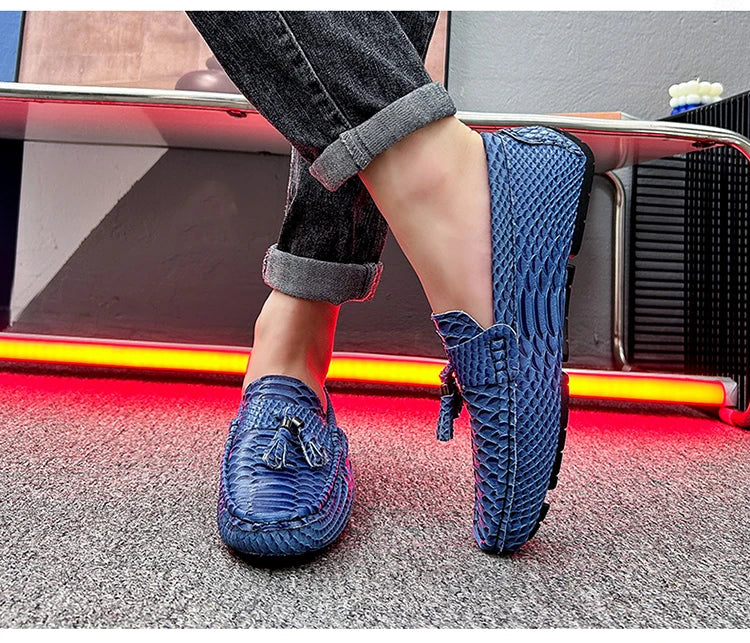 Driving Shoes Summer Mens Outdoor Anti-slip Comfort Soft High Quality Men Breathable Flat Driving Shoes Classic Casual Loafers