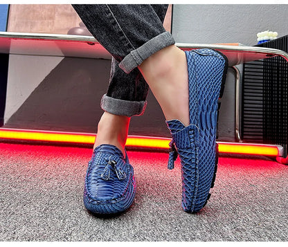 Driving Shoes Summer Mens Outdoor Anti-slip Comfort Soft High Quality Men Breathable Flat Driving Shoes Classic Casual Loafers