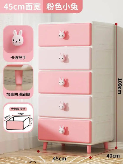 Cute Children Nightstands Nordic Pink Korean Children Nightstands Corner Cabinets Nachtkastje Kids Bedroom Furniture YN50CN