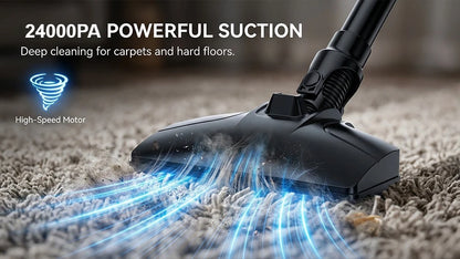 Multifunction Wireless Handheld Car Vacuum Cordless Handheld LED Lighting Chargeable Auto Vacuum for Home & Car Mini Cleaner