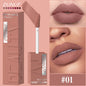 Matte Velvet Lipstick Lip Gloss Waterproof Smooth Long-Lasting Non-sticky Non-transfer Deep Red Nude Y2K Daily&Party Makeup Gift