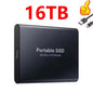 Genuine Portable SSD 1TB High Speed External Hard Drive 2TB/4TB USB 3.2 Hard Disk 16TB Mass Solid State Drive for Laptop/PC/MAC