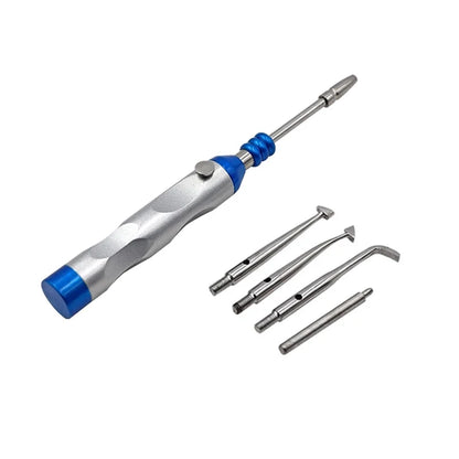 Dental Crown Remover Automatic / Manual Single handed Gun set Stainless Steel Dental Surgical Instrument Tools with tips