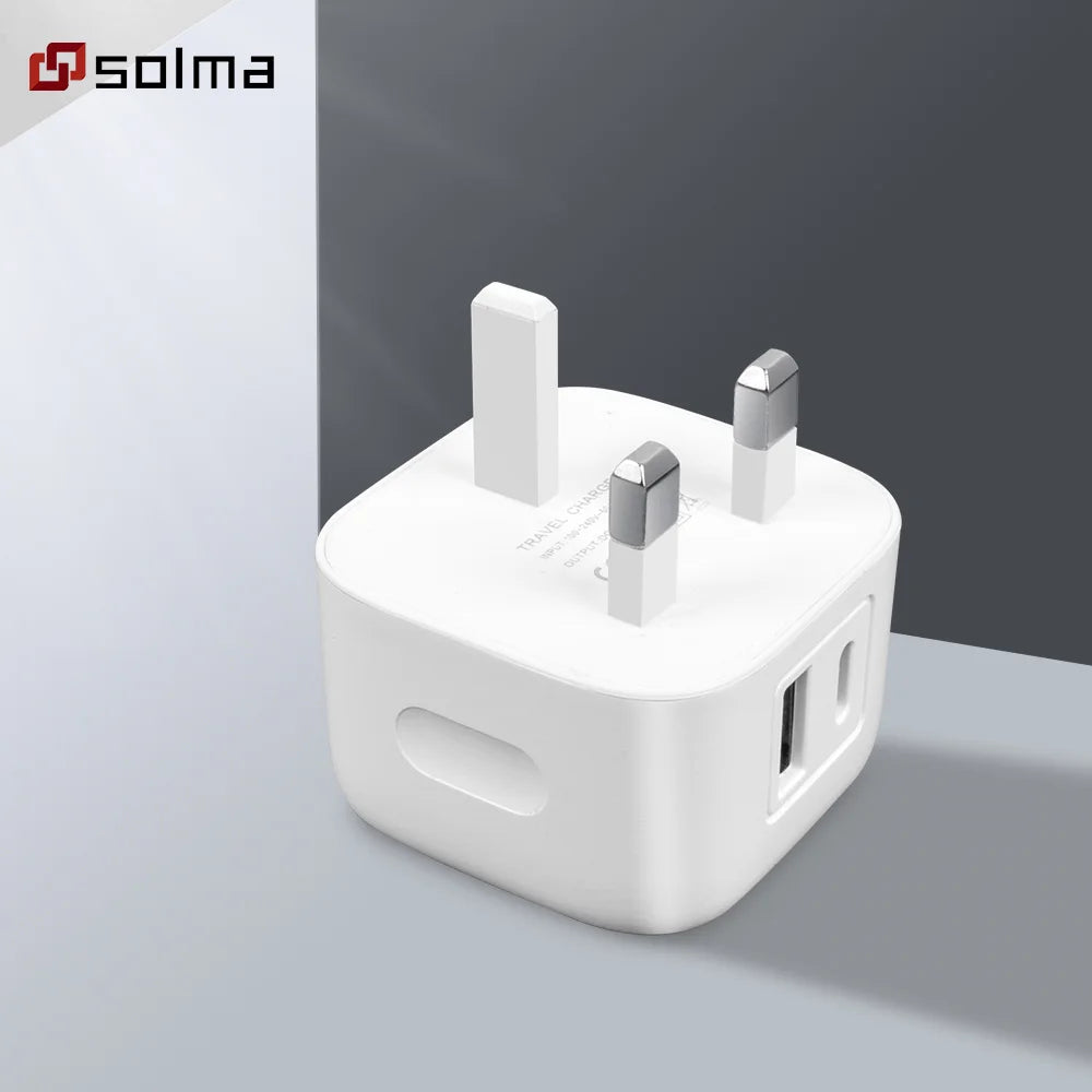 Ładowarka PD+USB do telefonu, ładowarka sieciowa, przenośna ładowarka ścienna