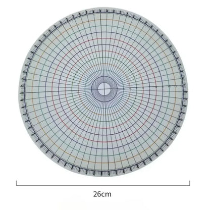 New DIY Ceramic Scope Ruler 360-Degree Full-Circle Round Divider Drawing Tool Equal Scope Multi-Functional Painting Tool