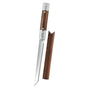 High-hardness stainless steel kitchen knife, professional fruit knife with leather sheath, ideal for cutting meat and cooking
