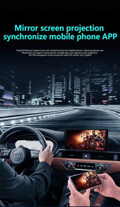 2026 4in1 New Upgrade Carplay Adapter Wireless Android Auto Mirror Link Smart MiNi AI Box USB Plug and Play Auto Connect WiFi