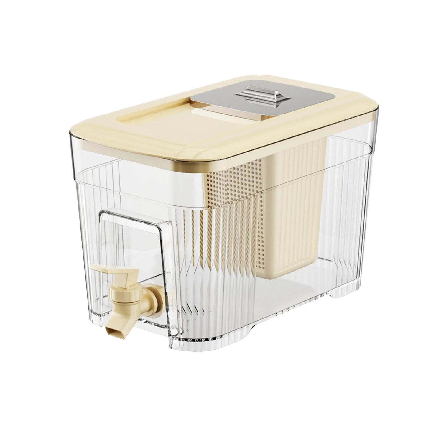 6l Large Capacity Cold Kettle With Faucet In Refrigerator Iced Beverage Dispenser Cold Water Pitcher For Summer Drinkware