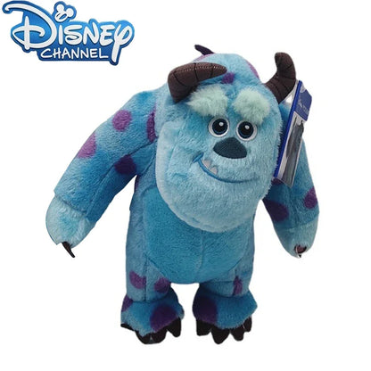 23/35cm Kawaii Monster University Electric Power Company Sulley Mike Wears Hat Doll Plush Toy Room Decoration Kids Gifts