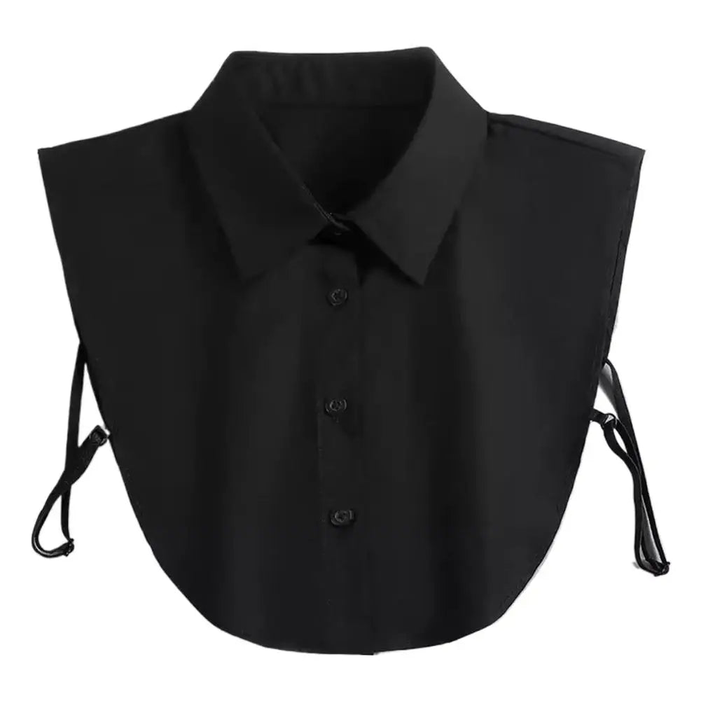 Women's Fashionable and Elegant Encrypted Chiffon Fake Collar Half Shirt Detachable Versatile Accessory Collar