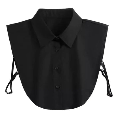 Women's Fashionable and Elegant Encrypted Chiffon Fake Collar Half Shirt Detachable Versatile Accessory Collar