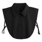 Women's Fashionable and Elegant Encrypted Chiffon Fake Collar Half Shirt Detachable Versatile Accessory Collar