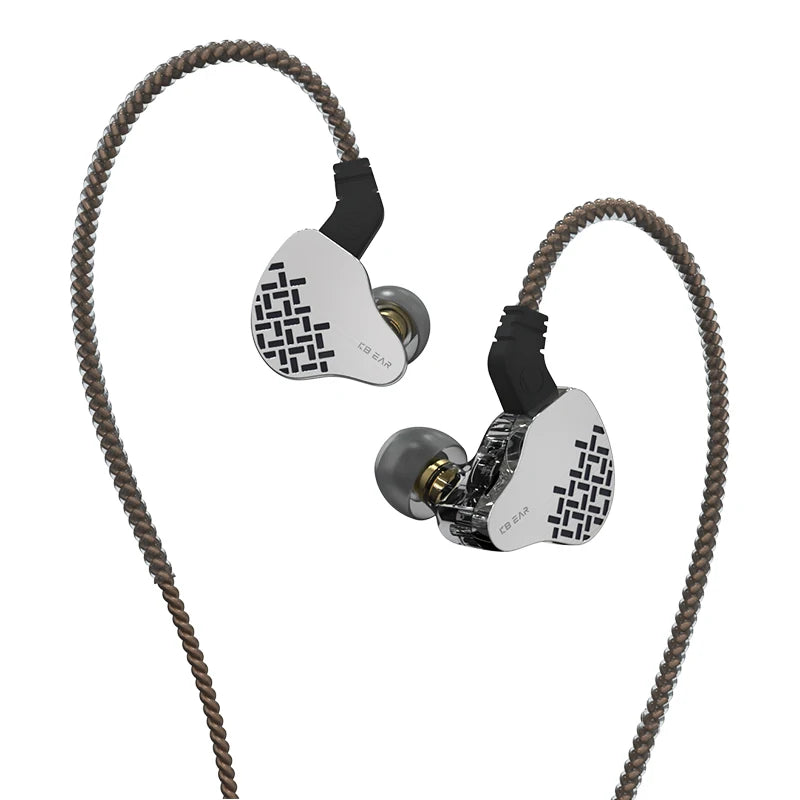 KBEAR Rosefinch 3.5mm/Typec 10mm DD In Ear Monitor HiFi Dynamic Headphones OFC Wired Earphones Music Headset KS1 Lark Headset