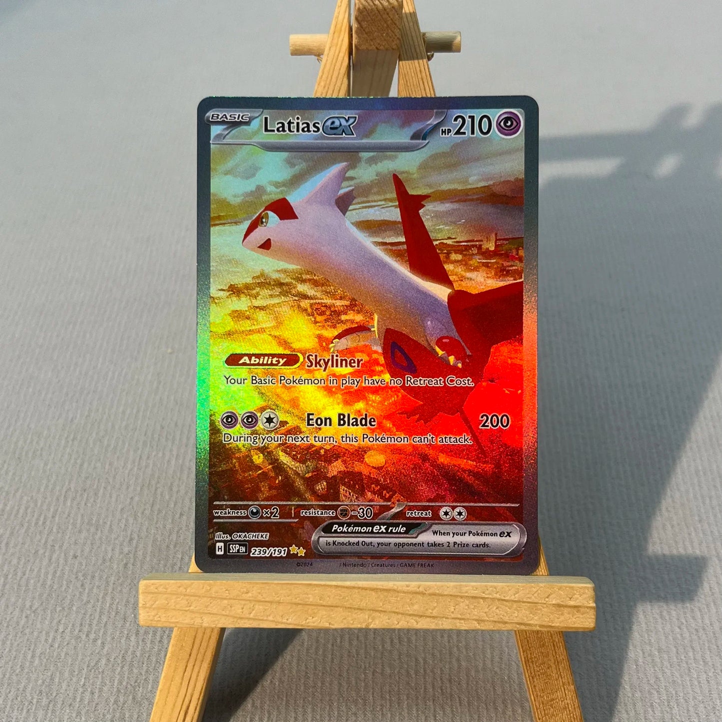 SSP BST PTCG10-003 Tcg proxy PKM Cards Milotic ex Jasmine's Gaze Rare Collection Battle Toys Gifts for Hobbies home play