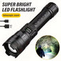 10000LM High Power LED Flashlight Long-range USB C Rechargeable Flashlight Power Display Zoom Lantern For Outdoor Camping Torch
