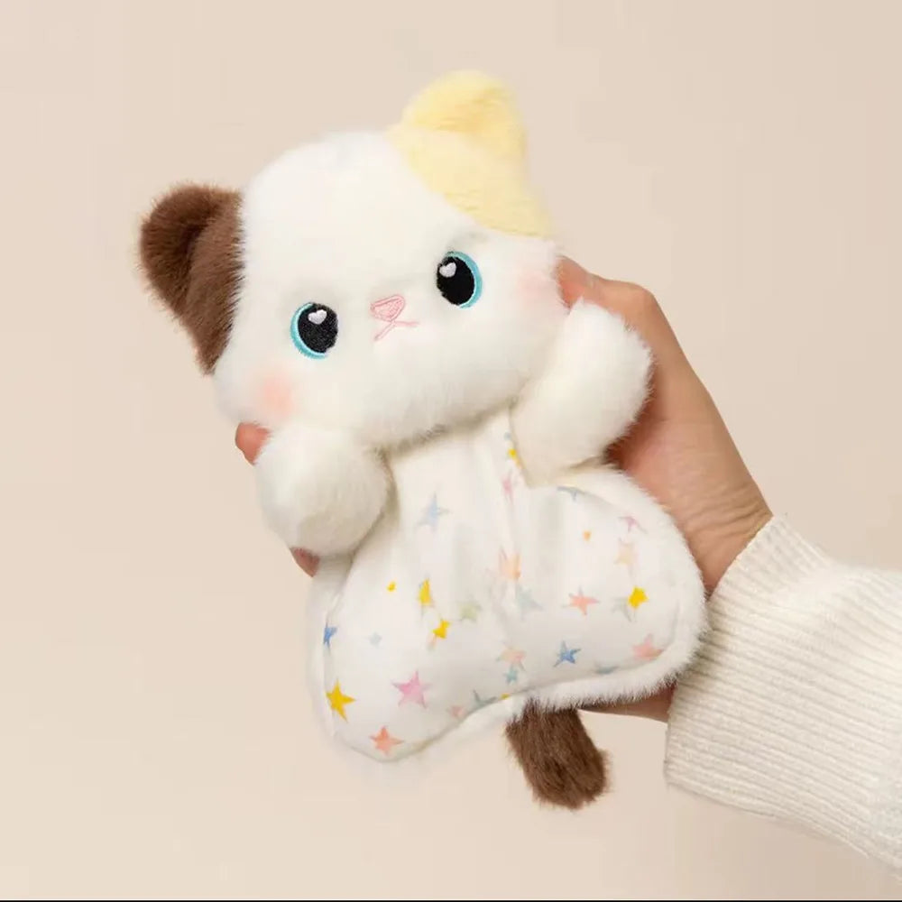Cartoon Bean Bag Doll Soft Fluffy Texture Decompression Stuffed Animals Supine Position Skin-friendly