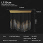 Modern Ceiling Chandeliers Kitchen Island Acrylic Pendant Light Chandelier Over the Dining Table Lighting Luxury Hanging Lamp