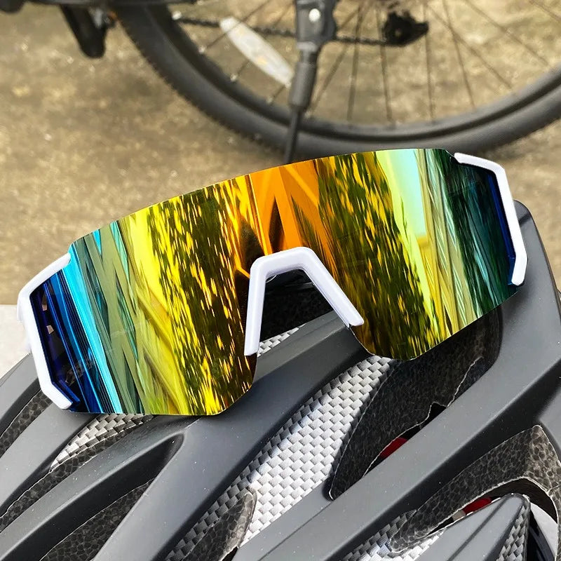 Oversized Outdoor Cycling Sunglasses UV Protect Glasses Bike Eyeglasses Sun Shades Sports Fishing Glasse Goggles UV400