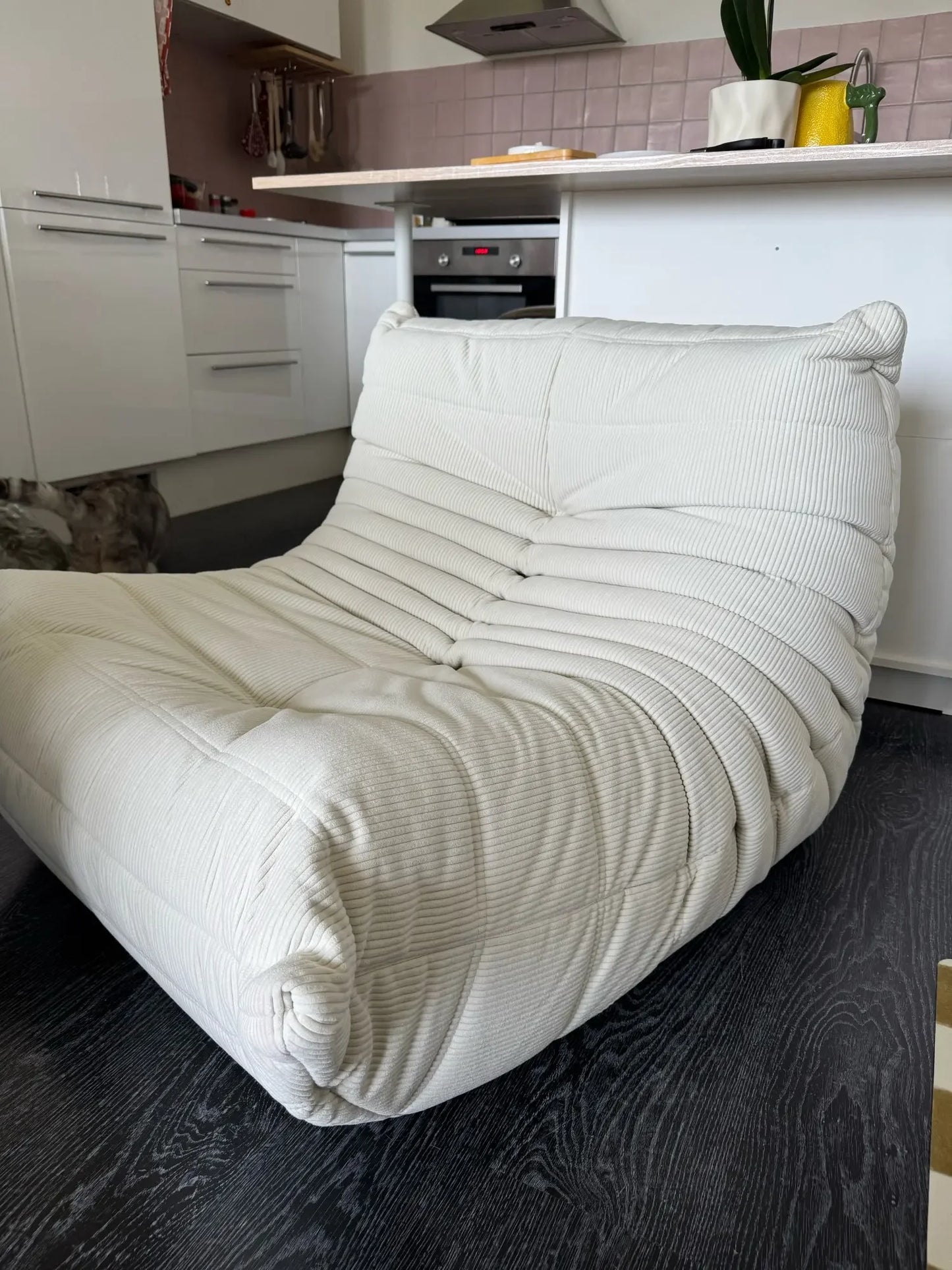 Caterpillar Single Sofa Lazy Couch Tatami Living Room Bedroom Lovely Leisure Single Chair Reading Chair Balcony Rocking Chair