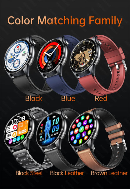 2026New Smart Watch For Men Micro-examination Health Blood pressure Uric Acid ECG+PPG Fitness Tracker Clock Smartwatch Women Men
