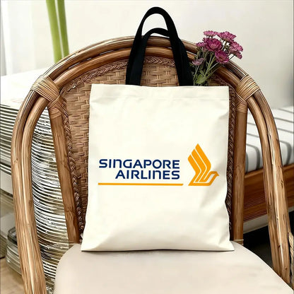 Singapore Airlines Storage Bags Handbag Women Casual Underarm Top Handle Bag Lady Shopping Travel Bags