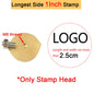 Custom Branding Iron Personalized LOGO Stamp for Woodworking Steak BBQ Leather Craft Brass Heating Tool DIY Steak Burger Wood