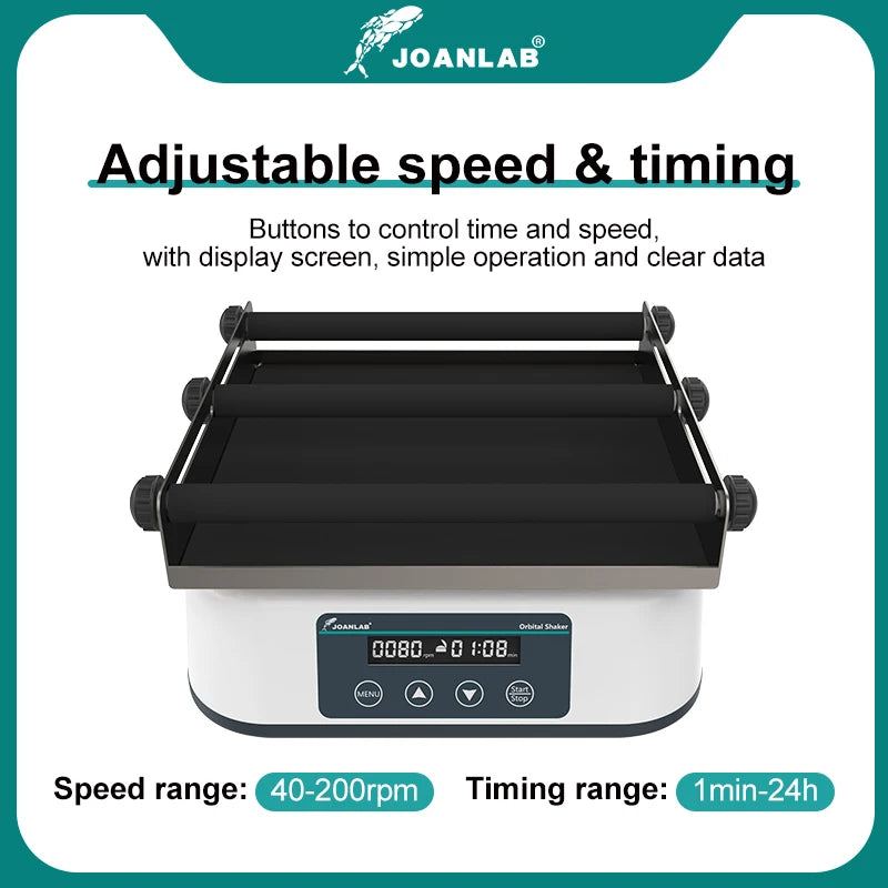 JOANLAB 110/220V Orbital Shaker Digital Display Linear Shaker Laboratory SK-20Pro