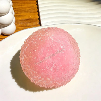 Slushy Bayberry Shapeable Stress Squeeze Ball Non‑Rebound Squishy Fidget Toy ASMR Rustling Sound Anti‑Stress Decompression Toy