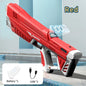 Children Electric Water Gun with Battery Level Display Automatic Water Absorption Squirt Guns Summer Outdoor Games Toys for Kids