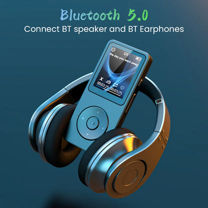 MP3 Player Type-C 32GHiFi Lossless Music Player Student Walkman Swimming Running Riding Built-in Speaker Support FM Radio E-Book